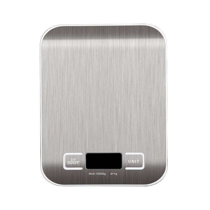 Rechargeable Stainless Steel Electronic Scales Kitchen Scales Home Jewelry Food Snacks Weighing Baking Tools