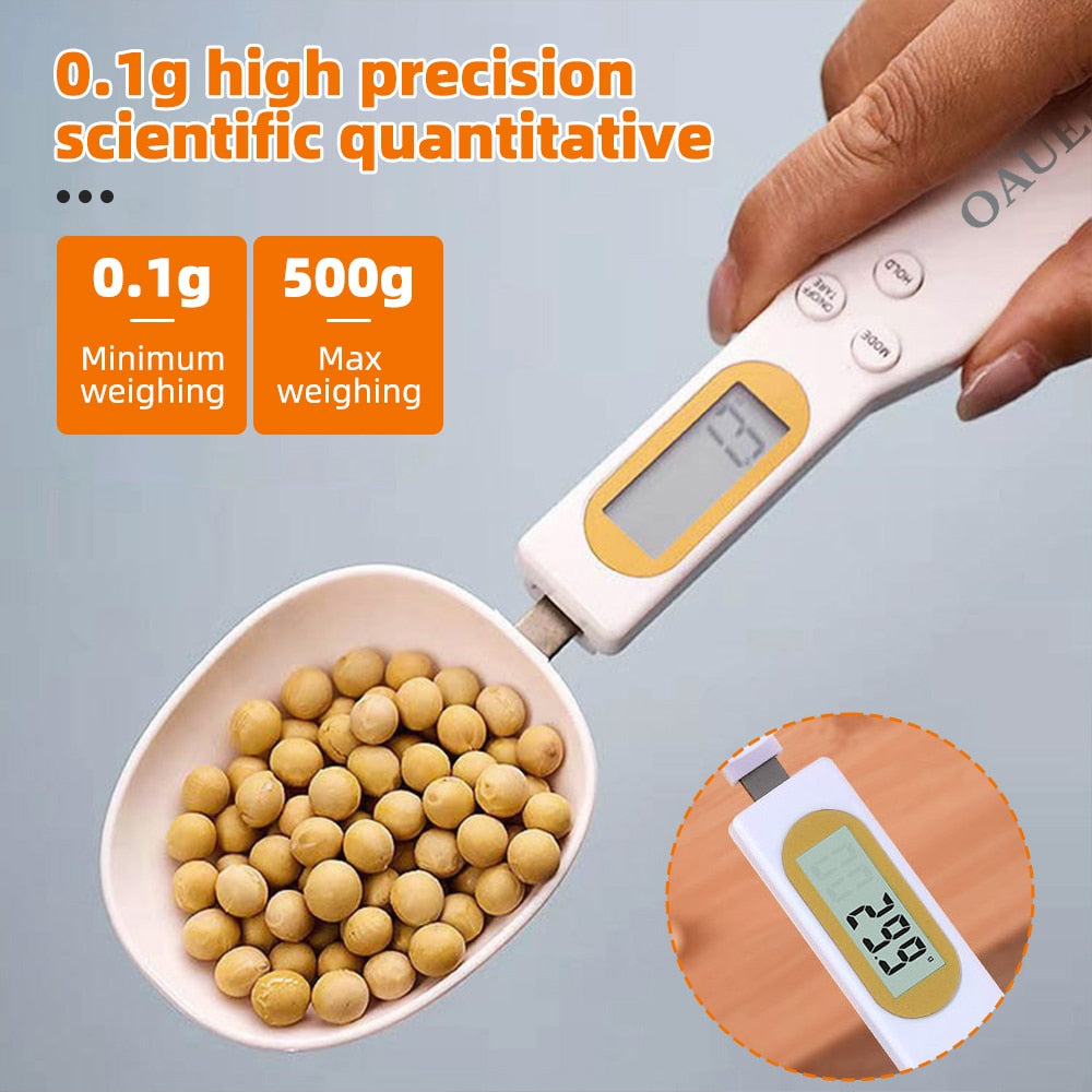 Electronic Kitchen Scale 500g 0.1g LCD Digital Measuring Food Flour Digital Spoon Scale.