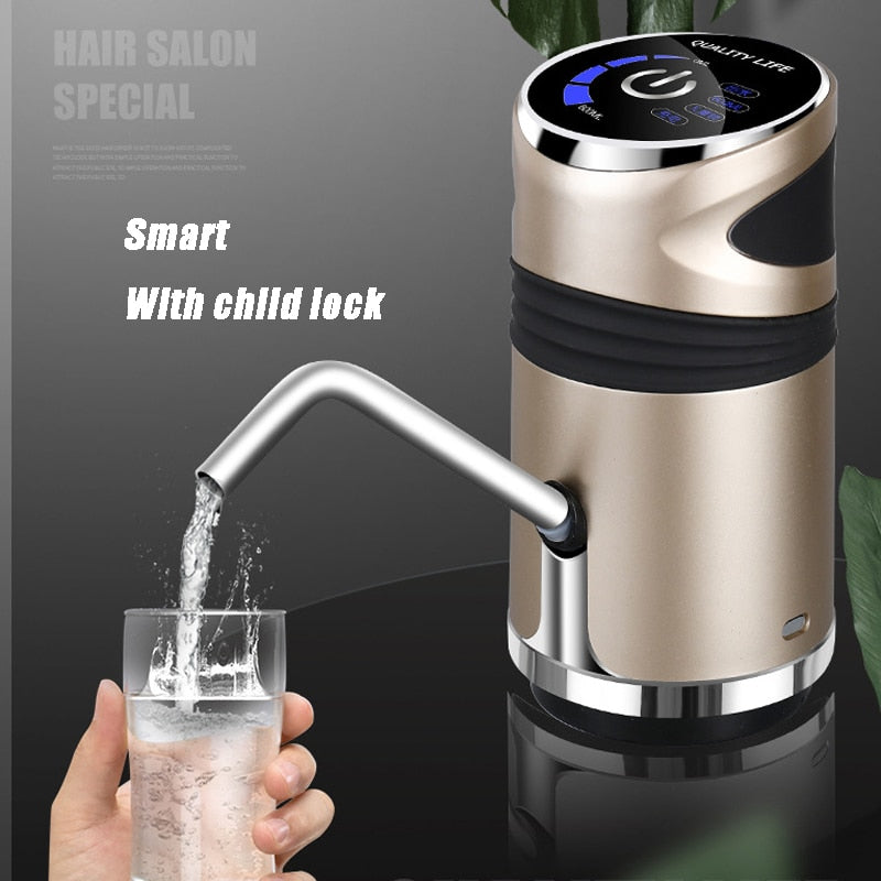 Drinking Fountain Electric Portable Water Pump Dispenser Gallon Drinking Bottle Switch