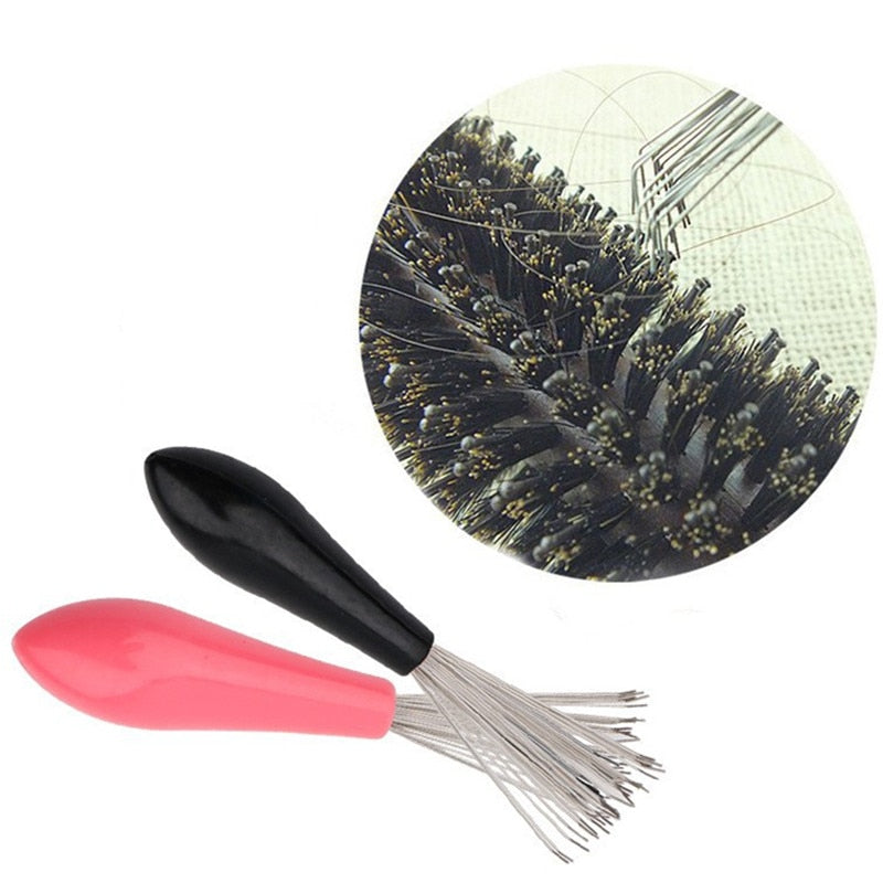 Comb Hair Brush Cleaner Plastic Handle Cleaning Brush