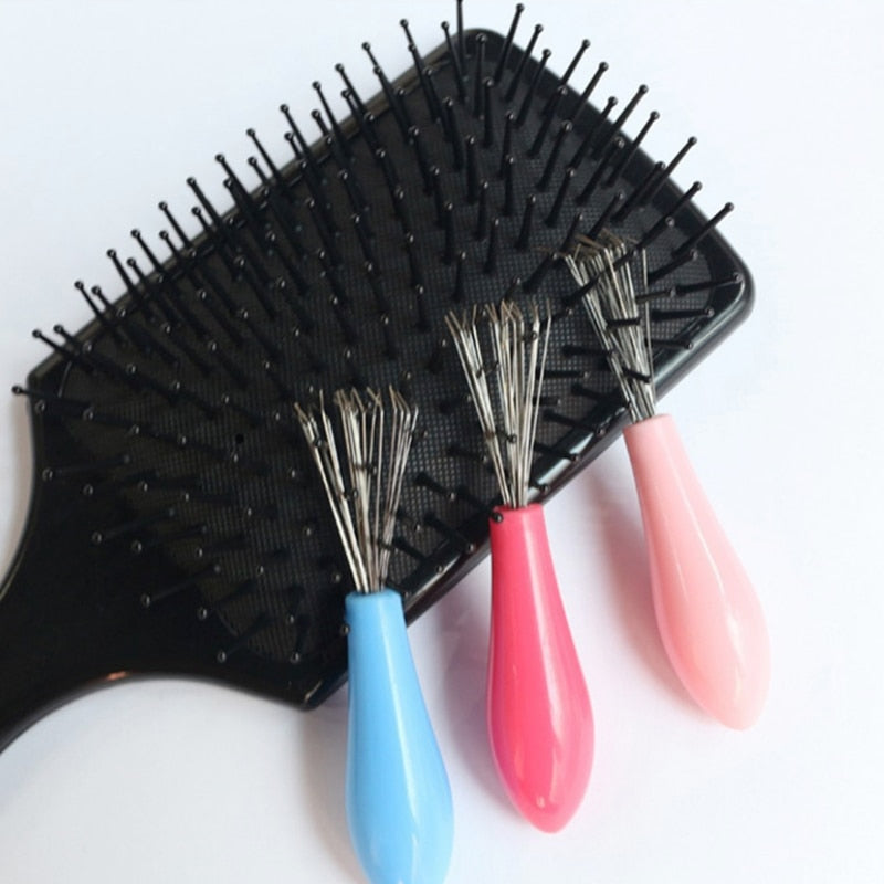 Comb Hair Brush Cleaner Plastic Handle Cleaning Brush